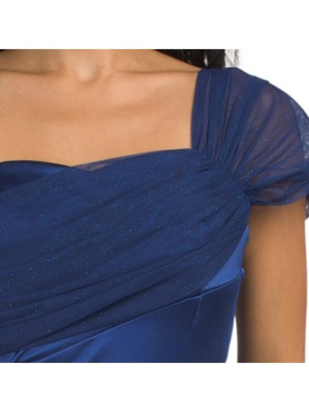VIOLET WEEKEND One Shoulder Satin Mini Cocktail Dress - Picture 3 of 5